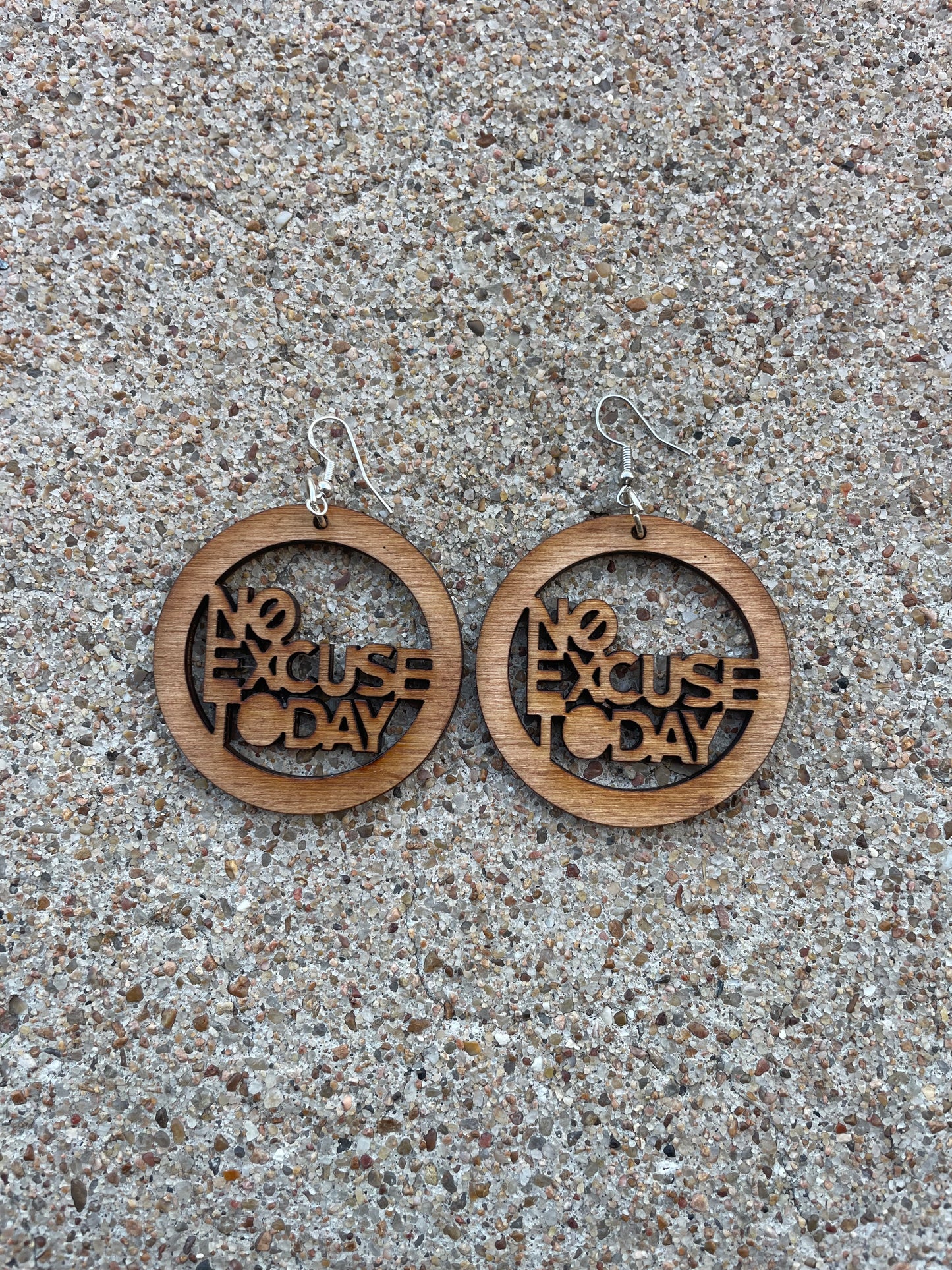 No Excuse Today Statement Earrings (Brown)